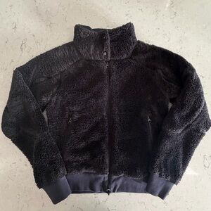 Oiselle Fleece Cat Lady Jacket - Black XS
